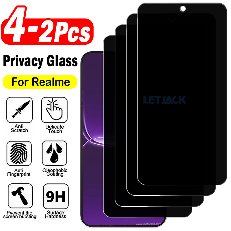 Realme Note 50 - Film de protection anti-espion en verre