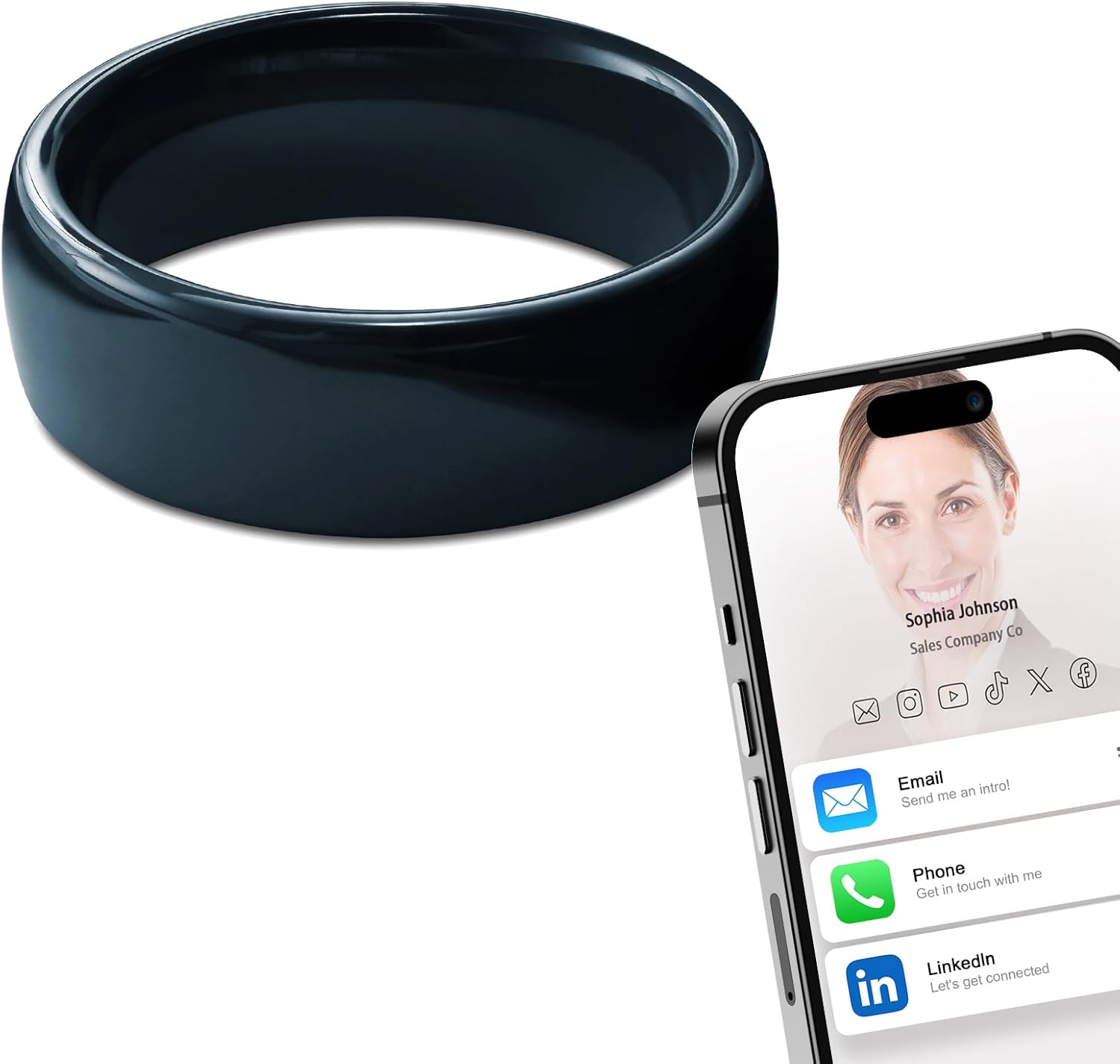 Anneau intelligent entièrement - Smart Ring Nfc Pay avis et prix