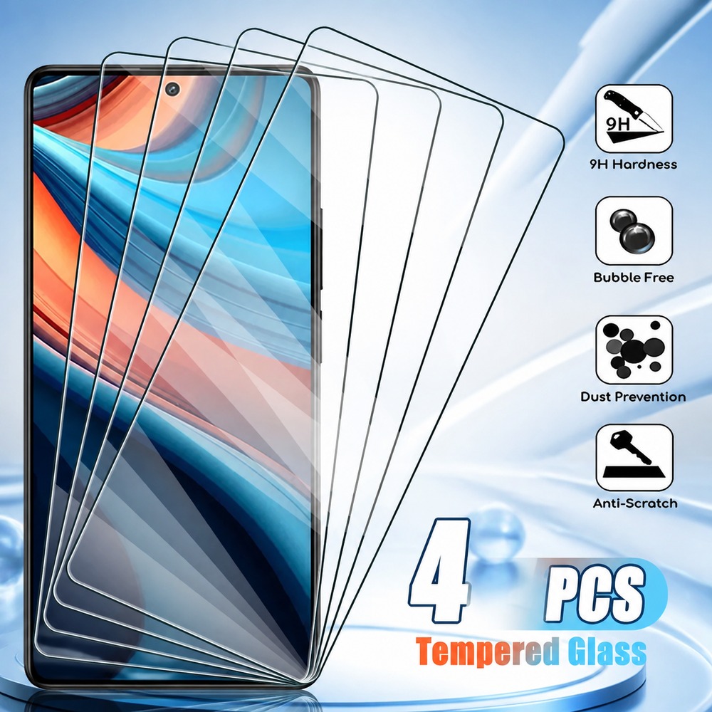 4 pièces de verre trempé pour  - Realme C67 avis et prix
